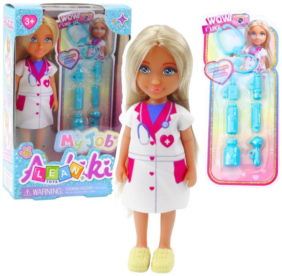 Zestaw Mini Laleczka Ankiki Lekarz Z Akcesoriami Do Leczenia EDUKAMP