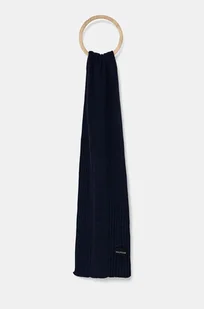 Tommy Hilfiger szalik męski kolor granatowy gładki AM0AM12837 - Apaszki i szaliki męskie - miniaturka - grafika 1