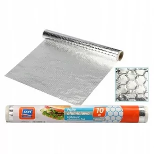 Ravi Folia aluminiowa tłoczona Żaroodporna 10m FoliaAlu28,5 - Folia, papier śniadaniowy, serwetki - miniaturka - grafika 1