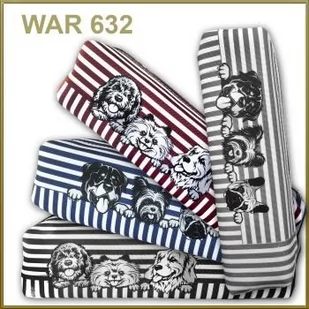 Warta Piórnik kwadrat 1 zamek Koty/Psy WAR-632 - Piórniki - miniaturka - grafika 1