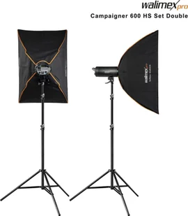 Lampa studyjna Walimex walimex pro Campaigner 600 HS Set Double - Lampy studyjne - miniaturka - grafika 1