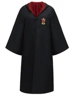 Stroje karnawałowe - PRZEBRANIE STRÓJ HARRY POTTER GRYFFINDOR PELERYNA CZARODZIEJA ROZMIAR 146 - miniaturka - grafika 1