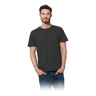 Koszulki męskie - Stedman T-shirt Apparel dla mężczyzn, kolor: czarny - Black Opal, rozmiar: xxxl - grafika 1