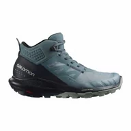 Buty trekkingowe damskie - Buty Salomon Outpulse Mid GTX W Stormy Weather - miniaturka - grafika 1