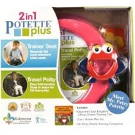 Nocniki - Potette Plus Zestaw 2w1 - książeczka + zabawka, różowy b2b-2501-0 - miniaturka - grafika 1