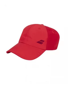 Czapka tenisowa Babolat BASIC LOGO CAP czerwona - Czapki damskie - miniaturka - grafika 1