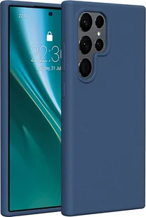 Etteri silikonowe etui na telefon Samsung Galaxy S25 Ultra ciemnoniebieskie - Etui i futerały do telefonów - miniaturka - grafika 1