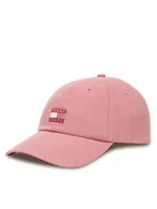 Czapki damskie - Tommy Hilfiger Czapka z daszkiem Heritage AW0AW17580 Różowy - miniaturka - grafika 1