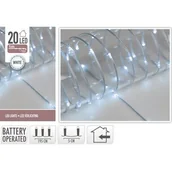 Oświetlenie świąteczne - Łańcuch świetlny 20 LED 95 cm zimne białe - miniaturka - grafika 1