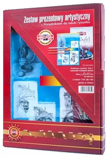 Koh-I-Noor Zestaw prezentowy artystyczny z poradnikiem - Pozostałe akcesoria dla plastyków - miniaturka - grafika 1