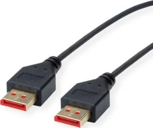 Kabel Roline ROLINE Kabel DisplayPort, DP v1.4, M/M, DUN, czarny, 1 m - Kable komputerowe i do monitorów - miniaturka - grafika 1