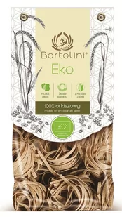 Bartolini MAKARON (ORKISZOWY) GNIAZDA BIO 250 g - - Makaron - miniaturka - grafika 1