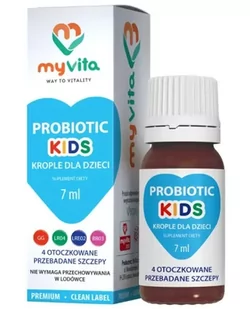 Myvita Probiotic Kids krople 7 ml - Układ pokarmowy - miniaturka - grafika 1