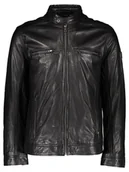 Kurtki męskie - Bugatti Skórzana kurtka w kolorze czarnym - miniaturka - grafika 1