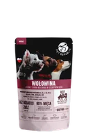 Mokra karma dla kotów - Pet Republic PetRepublic drobno siekane kawałki w delikatnym sosie wołowina 12x100g dla psa 57582-uniw - miniaturka - grafika 1