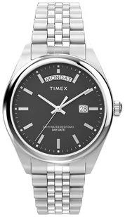 Zegarek Zegarek Timex TW2V67800 Legacy Day and Date 41mm Stainless Steel Bracelet - Zegarki męskie - miniaturka - grafika 1