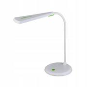 Lampy stojące - Polux Lampka biurkowa LED SPARTA biały+Zielony 301482 - miniaturka - grafika 1
