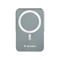 Powerbanki - Verbatim, powerbank z ładowaniem bezprzewodowym, 5V, ładowanie telefonu, 32268, 10 000mAh, Mocowanie magnetyczne, Szary - miniaturka - grafika 1