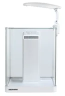 Akwaria i zestawy akwarystyczne - AQUA NOVA Akwarium NANO 21L LED filtr i oświetlenie Biały - miniaturka - grafika 1