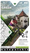 Atlasy i mapy - Euro Pilot Green Velo, Kraków i okolice cz. południowa mapa rowerowa, 1:100 000 - miniaturka - grafika 1