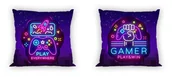Pościel dla dzieci - Faro Poszewka 40x40 bawełniana dwustronna na jasiek gamer neon 021_20211212144516 - miniaturka - grafika 1
