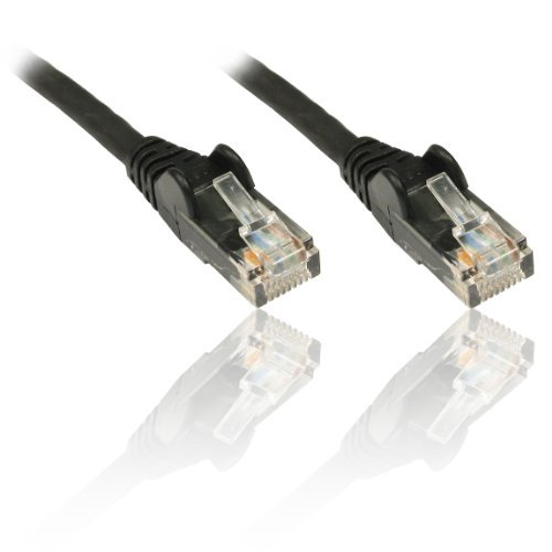 PremiumCord Kabel Sieciowy, Ethernet, Lan I Kabel Krosowy Cat5e, UTP, Szybki, Elastyczny I Wytrzymały Kabel RJ45 1 Gbit/s, Awg 26/7, Kabel Miedziany 100% Cu, Czarny, 15 m