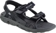 Buty dla dziewczynek - Columbia Columbia Youth Techsun Vent Sandal 1594631010 Czarne 33 - miniaturka - grafika 1