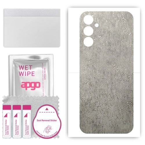 folia naklejka skórka strukturalna na TYŁ do Samsung Galaxy Jump3 - Beton - apgo SKINS