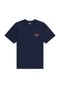 Koszulki męskie - KOSZULKA T-SHIRT MĘSKI WRANGLER 112362807 SMALL LOGO TEE NAVY L - miniaturka - grafika 1