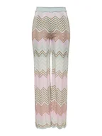 Spodnie sportowe damskie - ONLY Spodnie "Alvira" w kolorze jasnoróżowo-turkusowym - miniaturka - grafika 1