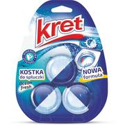 Środki do WC - Kret Kret kostka do spłuczki 3x50g ocean fresh - miniaturka - grafika 1