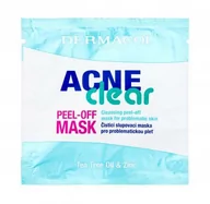 Maseczki do twarzy - Dermacol AcneClear Peel-Off Mask maseczka do twarzy 8 ml dla kobiet - miniaturka - grafika 1