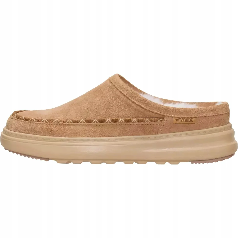 HeyDude Damskie Buty Mokasyny Wsuwane Zamszowe Ocieplane Remi Toaste 39
