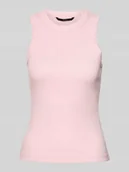 Koszulki i topy damskie - Top o kroju slim fit z mieszanki bawełny model ‘SMILE CAISA’ - miniaturka - grafika 1