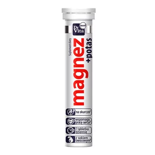 Dr Vita Magnez + Potas suplement diety 20 tabletek musujących - Witaminy i minerały - miniaturka - grafika 1