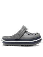 Buty dla chłopców - Crocs Klapki Crocband Clog K 204537 Szary - miniaturka - grafika 1