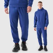 Dresy męskie - Spodnie Męskie 4F Joggery Sportowe Dresy Granatowe 4FRAW24TTROM1348 S Granatowy - miniaturka - grafika 1