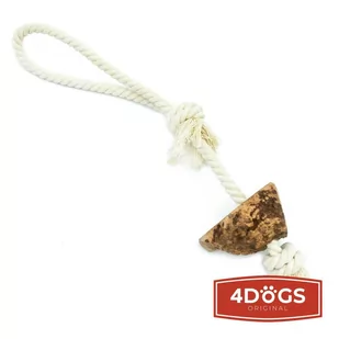 4DOGS Szarpak Gryzolina LOOP L Wrzosiec - Zabawki dla psów - miniaturka - grafika 1