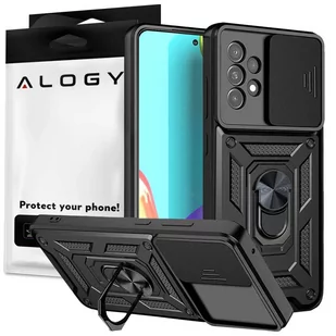 Etui Alogy Camshield Stand Ring z osłonką na aparat do Samsung Galaxy A73 / A73 5G - Gadżety USB - miniaturka - grafika 1