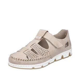 Rieker Damskie 49958 buty do chodzenia boso, beżowe, 42 EU, beżowy, 42 EU - Moda i Uroda OUTLET - miniaturka - grafika 1