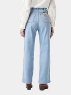 Spodnie damskie - WRANGLER MOM RELAXED AKUA W24M86Z22 26/32 - miniaturka - grafika 1