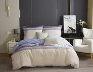 Pościel - Wielokolorowa Pościel Orientalna Geometryczna Satyna Bawełniana 160x200 XDF 050 - miniaturka - grafika 1