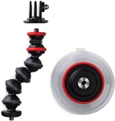 Akcesoria do kamer sportowych - Joby Suction Cup and GorillaPod Arm Black, Red - miniaturka - grafika 1