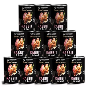 Paka Zwierzaka Seventh heaven Królik z wołowiną rabbit & beef) 12x400g - Mokra karma dla psów - miniaturka - grafika 1