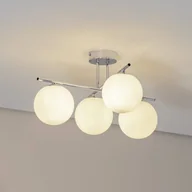 Lampy sufitowe - Lampa sufitowa Aurora Domiluce, możliwość ściemniania, chromowy / srebrny, salon / jadalnia, szkło - miniaturka - grafika 1