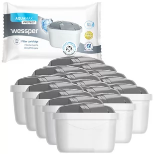20X Wessper Aquamax Protect Zamienny Wkład/Filtr Wody Do Dzbanków: Brita, Aquaphor, Wessper, Dafi (Zamiennik) - Wkłady filtrujące - miniaturka - grafika 1