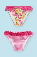 Stroje kąpielowe dla dziewczynek - Mayoral figi kąpielowe niemowlęce 2-pack kolor różowy - miniaturka - grafika 1