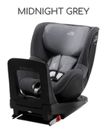 Foteliki samochodowe - BRITAX ROMER DUALFIX M I-SIZE 0-18kg Midnight Grey - miniaturka - grafika 1