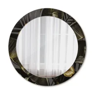 Lustra - Nowoczesne Lustro do Salonu Kwiaty hibiskusa 70cm - miniaturka - grafika 1