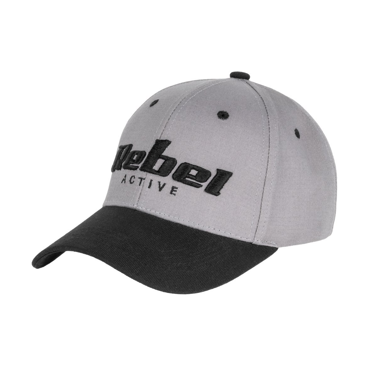Czapka z daszkiem Rebel Active kolor jasny szary rozmiar S